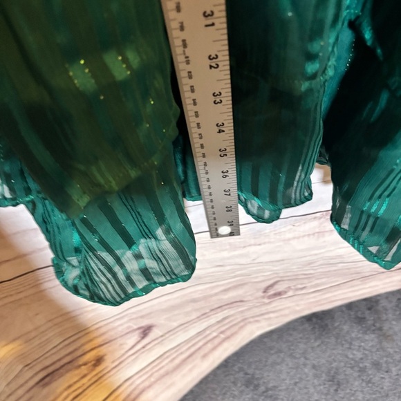 Draper James Teal Tiered Ruffled Fit and Flare Sleeveless Dress XXL - Picture 7 of 9